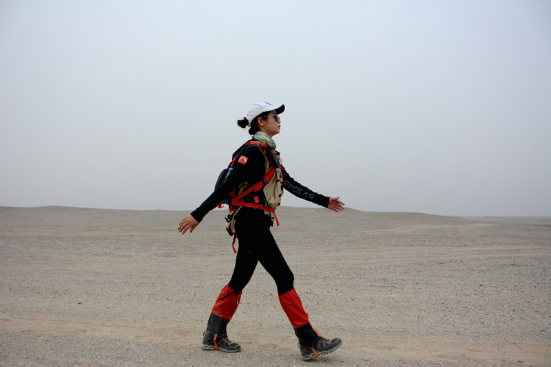 仁道胡杨戈壁徒步挑战赛苏子清：找回曾经迷失的自己