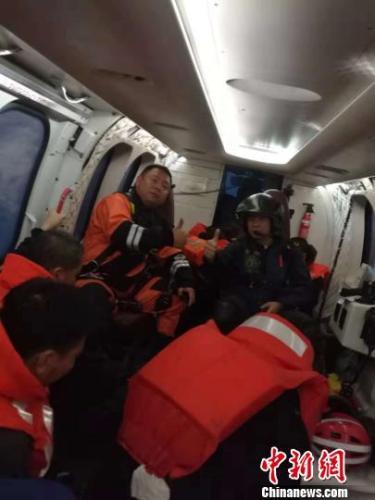 一货船惠来海域沉没 11名落水船员获救