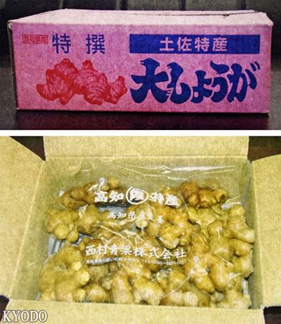 日本一家公司用中国产生姜冒充当地特产 高知县生姜很有名气吗？