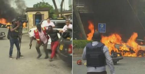 肯尼亚酒店爆炸还传出枪声现场图曝光 肯尼亚酒店爆炸真相揭秘