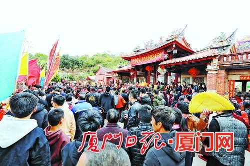 厦门翔安香山景区春节假期接待游客69万人次 体验喜庆年味