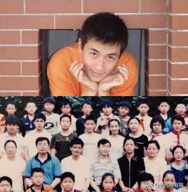 朱一龙小学毕业照曝光，清爽寸头更显颜值，旁边还坐着“赵本山”