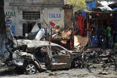 索马里总统府附近爆炸　十余人死伤