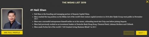 全球第一创投人是谁？福布斯2019全球最佳创投人榜单哪些华人上榜了