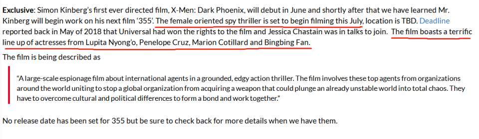 范冰冰复出最新消息 7月份将开拍新电影，先从好莱坞复出