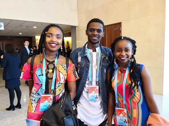 北交大三名肯尼亚籍留学生参加“一带一路”文艺演出