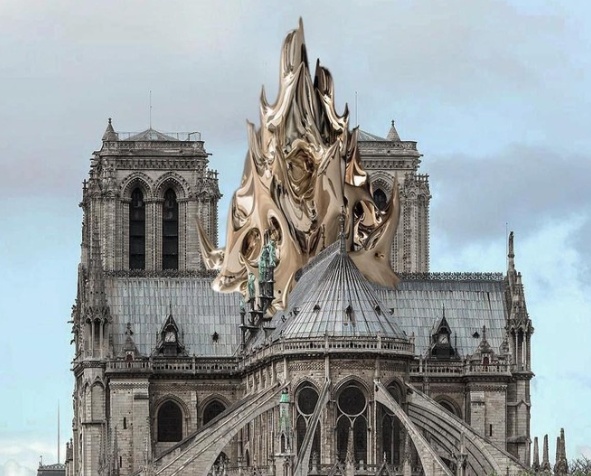 巴黎圣母院屋顶怎么盖?法媒精选7款“奇葩”方案
