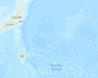 日本伊豆群岛海域发生5.0级地震 震源深度10千米