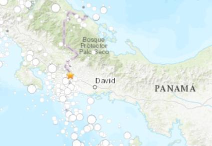 巴拿马强震造成5人受伤 其中包括两名儿童