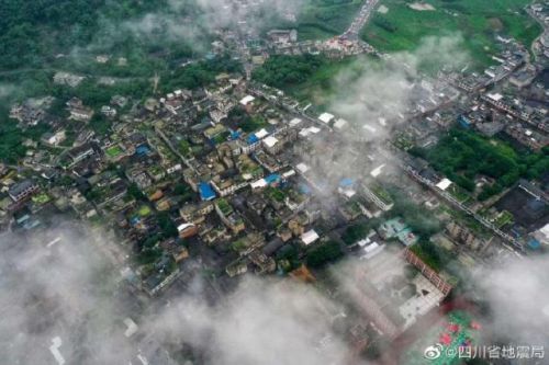 航拍宜宾地震震中照片曝光 四川长宁地震最新消息及现场图