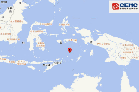 印尼班达海7.6级地震什么情况 震源深度210千米