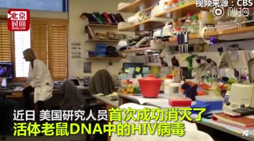 基因编辑技术成功清除HIV病毒 艾滋病有望被治愈
