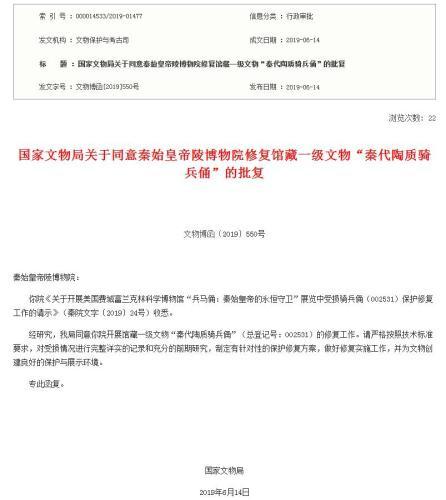 被掰断手指的兵马俑将修复怎么回事？秦代陶质骑兵俑的修复工作详情