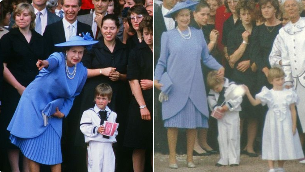 英女王罕见画面是什么？ 英国女王33年前罕见画面曝光动图