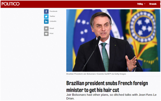 巴西总统直播理发怎么回事？ 巴西总统为什么要直播理发？