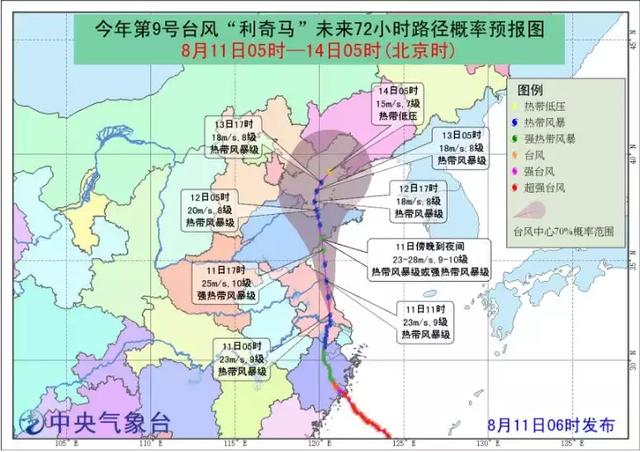 台风利奇马最新消息 利奇马登陆时间地点 利奇马预计今晚二次登陆山东