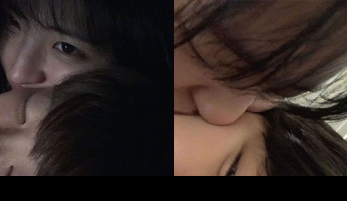 宋慧仁与女友亲密照