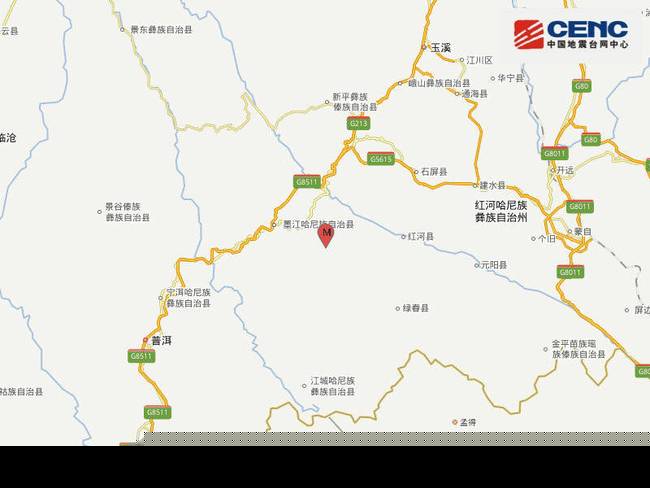 云南玉溪3.9级地震具体位置在哪里？ 网友表示震撼强烈