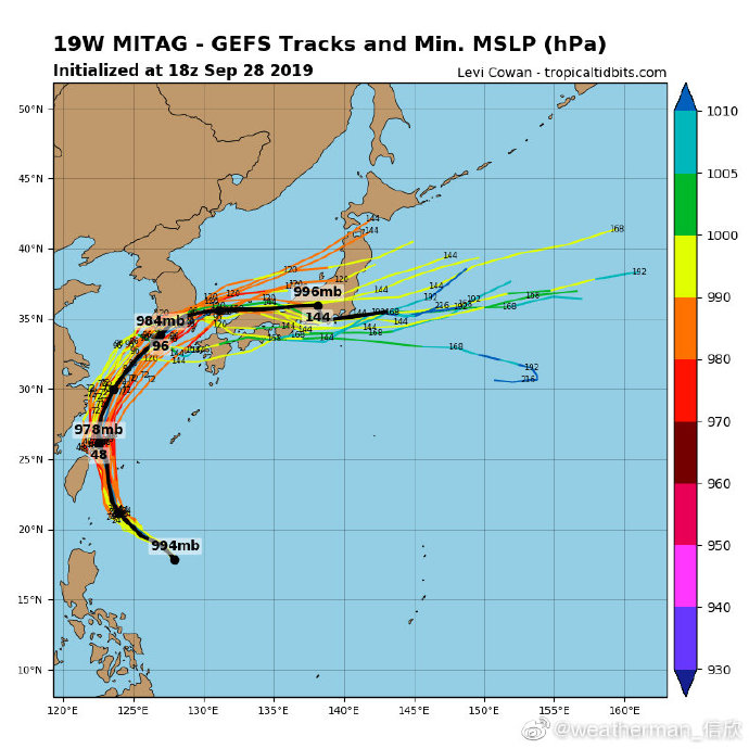 米娜台风或登陆浙江，台风黄色预警！台风米娜实时路径图发布最新（4）
