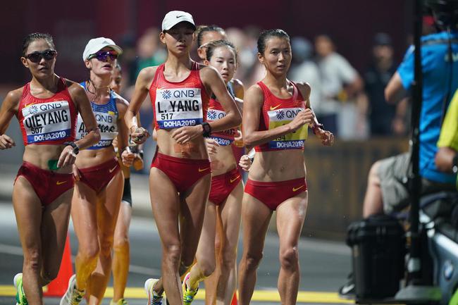 女子20公里竞走中国包揽前三 刘虹第二次夺冠