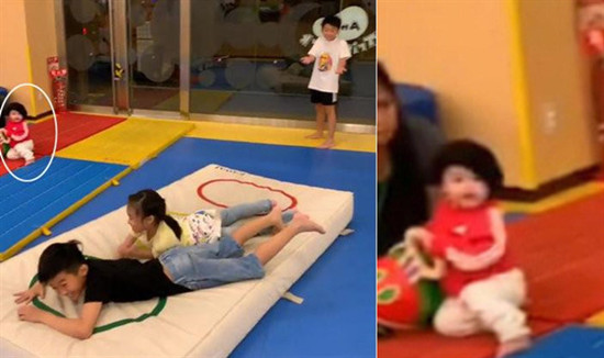 张柏芝小儿子Marcus正面照首次曝光 张柏芝小儿子正面照照片