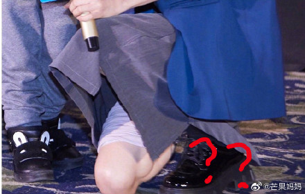 钟楚曦在裙子里穿秋裤是怎么回事？钟楚曦在裙子里穿秋裤照片曝光