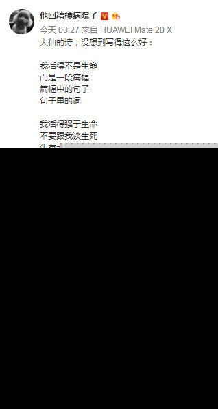 北京作家、诗人大仙去世