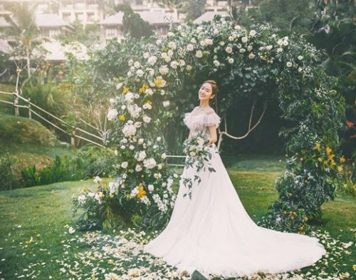 全慧彬巴厘岛婚礼照公开 全慧彬个人资料老公是谁