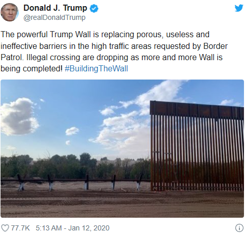 美总统赐名边境墙取了什么样的名字 边境墙在哪用来做什么的