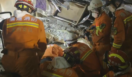 滚动 | 泉州欣佳酒店坍塌：超过66个小时 救援人员检测到有生命迹象